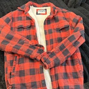 Jachs Red and Black Plaid Jacket